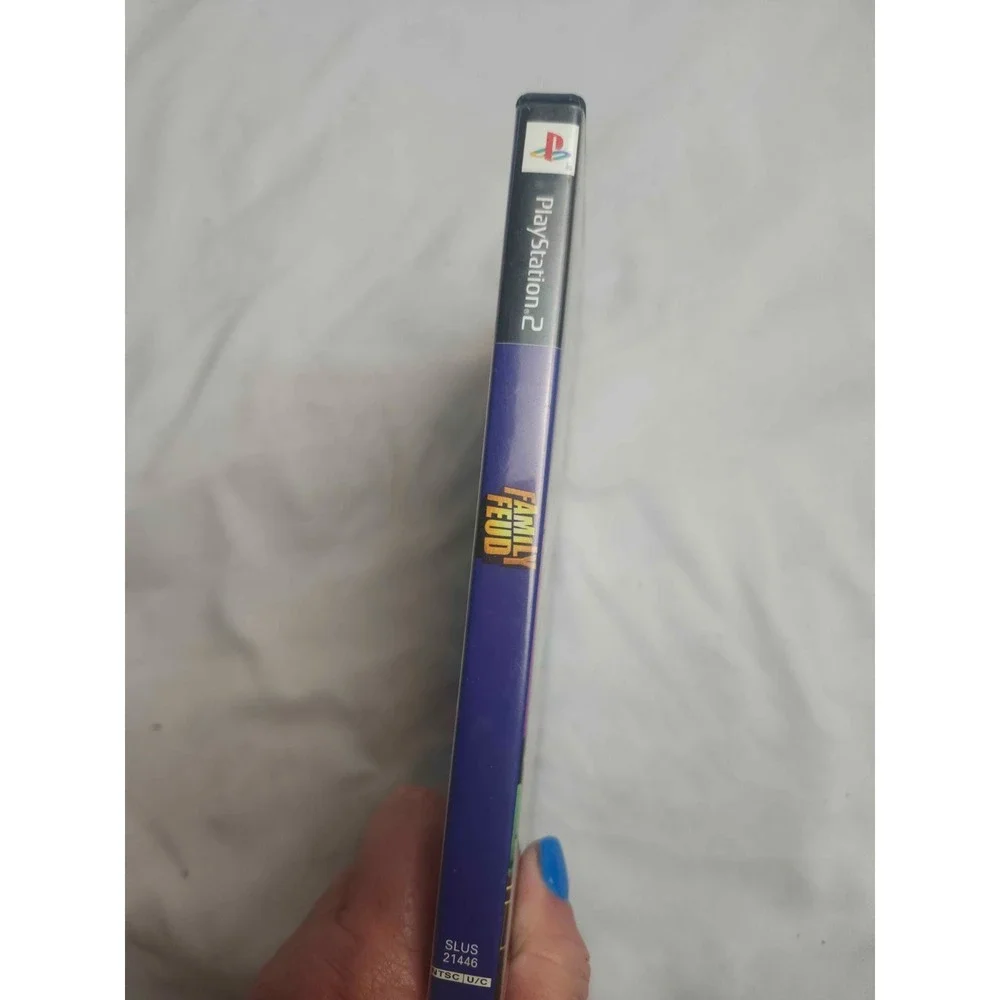 Family Feud (Sony PlayStation 2, 2006) Trivia Show Game Case Manual CIB